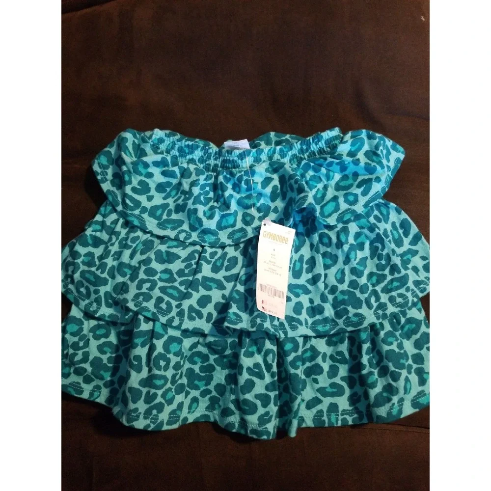 Gymboree ready dress go leopard skort 4‎